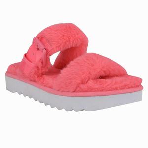 Nine West Funkie Cozy Flat Slippers - Pink - Ireland (OE8469725)